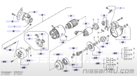 Startmotor GA14DE/ GA14DS/ GA16DE/ GA16DS Nissan 23300-70Y01 B13/ N14/ Y10 Nieuw