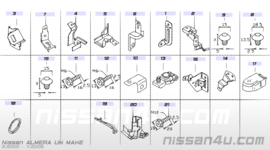 Cover-connector Nissan Almera N16 24345-9F905