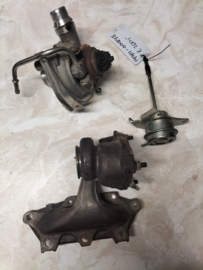 Manifold-exhaust with turbocharger Nissan Micra K14 14411-00Q4E Used part.