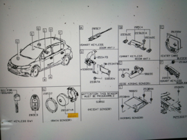 Rain sensor-assy Nissan 28535-00Q0B C13/ J11 (28535-6725R)