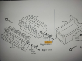 Camshaft position sensor Nissan 23731-6J90B Original.