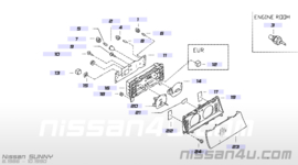 Relais/weerstand/regelaar kilometerteller Nissan Sunny N13 24866-50M01