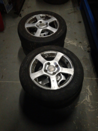 15 inch aluminium velgen met band 185/65R15 & 195/65R15