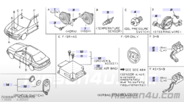 Airbagmodule Nissan Almera N15 28556-3N705