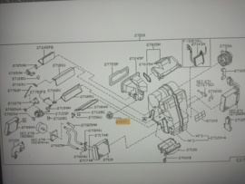 Kachelweerstand Nissan Micra K12 27150-AX015 Origineel.