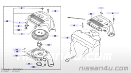 Luchtfilter GA16I Nissan Sunny 16546-84A10 B12/ N13 Nieuw