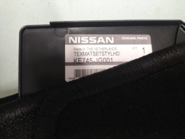 Floor mat set Nissan KE745-JG001 Original