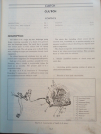 Service Manual '' Model E10 series chassis and body '' Datsun 100A SM1E-0E10G0