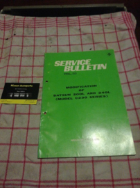 Service Bulletin Nissan Datsun Volume 313