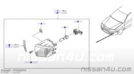 Mistlamp linksvoor Nissan Primera P11 26155-2F025