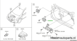 Horn electric low Nissan Primera P12 25620-AU300 Used part.