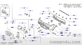 Voorbumperbalk Nissan Terrano2 62030-0F031