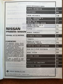 Service manual '' Model W10 series Supplement III '' Facelift SM4E-W10SE0