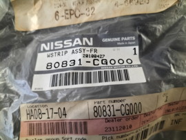 Weatherstrip-front door, Right-hand Nissan 80831-GC000 Original.