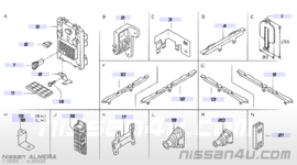 Stekkerhouder Nissan Almera N15 24354-1N600