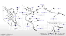 Handremkabel Nissan Almera N15. Links. 36531-0N600