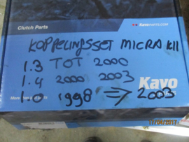 Koppelingsset 180mm Nissan Micra K11 30001-01B95