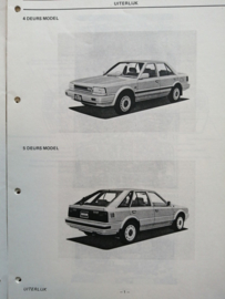 Product bulletin volume 16 '' Nissan Bluebird T12 '' Introduktie mededeling