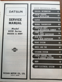 Service manual '' Model B310 series '' Chassis and Body SM8E-B310G0