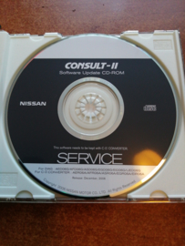 Consult-II Software Update CD-ROM DIAG: AED06G/ AFD06G/ ASD06G/ EGD06G/ EID06G/ UED06G C-II Conferter: AER06A/ AFR06A/ ASR06A/ EGR06A/ EIR06A