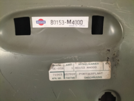 Deurpaneel buitenzijde links Nissan 80153-M4000 Origineel.