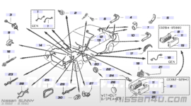 Verbindingskabel Nissan 24022-01A00 B11/ K10