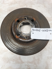 Remschijf vooras 260mm Nissan Micra K14 40206-00Q1M Gebruikt.Lichte schade.