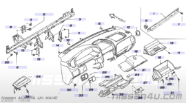 Frame middenpaneel rechts Nissan Almera N16 68172-BN000