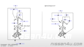 Automaatbakhendel Nissan Bluebird T12/T72 34901-D5606