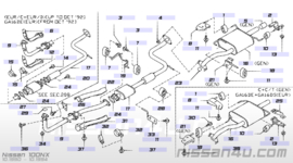 Middendemper GA16DS Nissan 20030-65Y01 B13/ N14