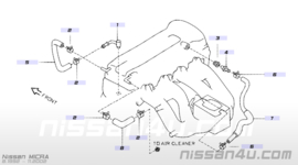 Nokkenasventilatieslang Nissan Micra K11 11826-4F100