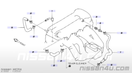 Clamp crankcase ventilation Nissan Micra K11 16439-4F105
