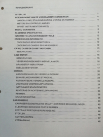 Product bulletin volume 16 '' Nissan Bluebird T12 '' Introduktie mededeling. Gebruikt.