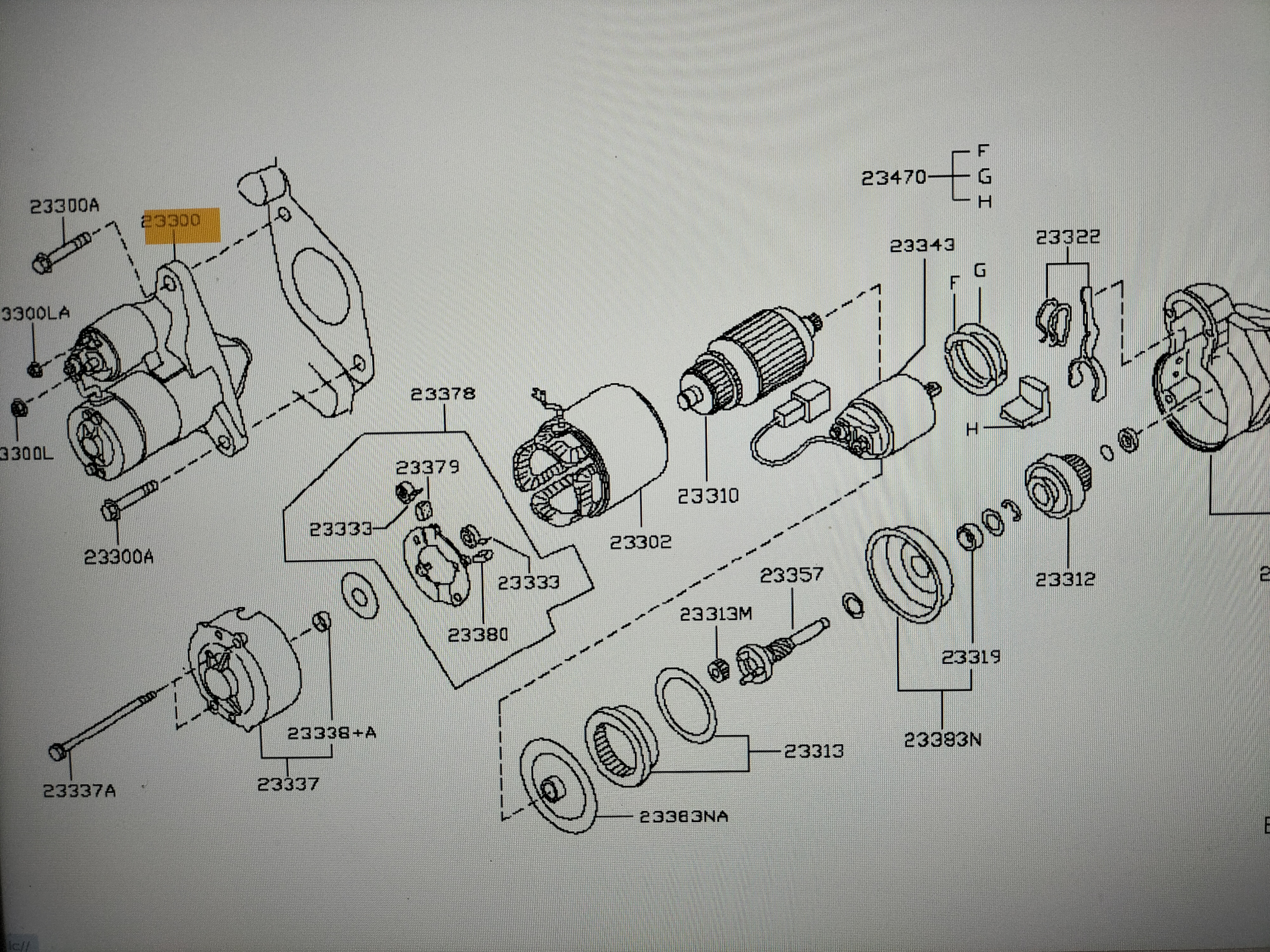 Startmotor MR16DE/ MR20DE Nissan 23300-EN20D F15/ J10/ JJ10/ T31 Nieuw.