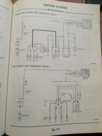 Service manual '' Model N12 series Supplement II'' Nissan Cherry N12 SM4E-N12SG0 Used part.