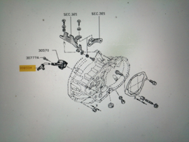 Aanvoerbuis hydraulisch druklager Nissan Primastar X83 30850-00QAB Origineel.
