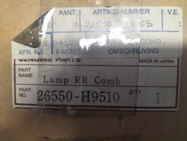 Lamp assy-rear combination, right-hand Datsun Sunny B310 - Van 26550-H9510 Original.