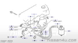 Canister evaporation Nissan Micra K11 14950-0U000 Used part.