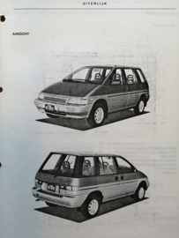 Product bulletin volume 21 '' Nissan Prairie M11 '' Introduktie mededeling. Gebruikt.