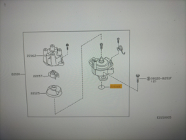 Seal-o ring distributor Nissan 22131-53J10 B13/ C23/ K11/ M12/ N14/ N15/ P10/ P11/ V10/ W10/ WP11/ Y10 Original.