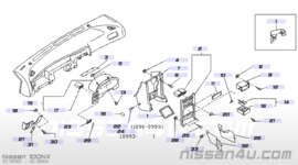 Afdekkap zekeringkast Nissan 100NX 68964-65Y00