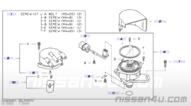 Rotor Nissan 22157-54C01 B13/ M11/ N14/ W10/ Y10
