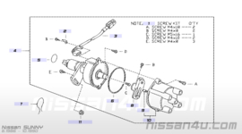 Rotor E16I Nissan 22157-27M01 B12/ N13 Origineel.