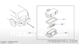 Kentekenlamp Nissan Terrano2 R20 26510-0F000 Gebruikt.