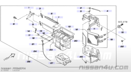 Kachelradiateur Nissan Primera P11/ WP11 27140-3J400