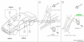 Portierschakelaar achter Nissan 25360-4M400 CA33/ K12/ N16/ P12/ T30/ V10 Origineel.