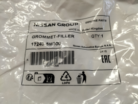 Afdichtrubber vulhals brandstoftank Nissan 17240-5M300 J10/ K11/ N16/ P11/ V10/ WP11 Origineel.
