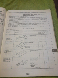 Service manual ''Model A32 series Supplement-II'' Nissan Maxima A32
