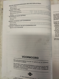 Consult operation manual 1994 (20250406) Gebruikt.
