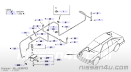 Ruitensproeierslang 4780mm Nissan B8940-89910